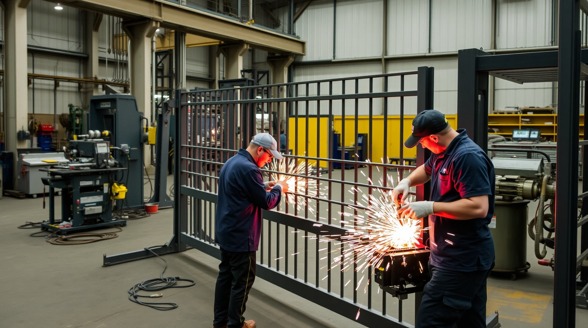 Steel work background